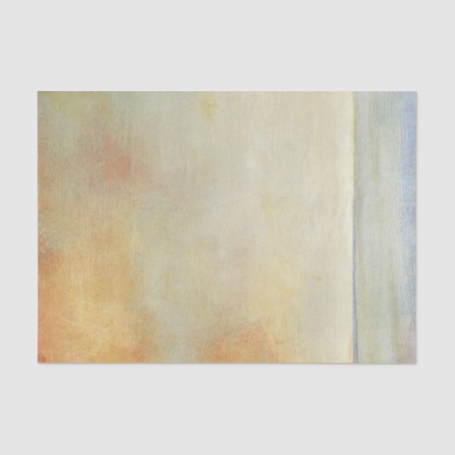 Papier Mousseline Balnéaire avec coucher de soleil Orange (Recto)