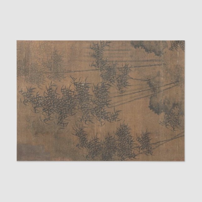 Papier Mousseline Bamboo par Guan Daosheng (Recto)