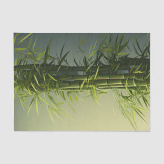 Papier Mousseline Bambou naturel chanceux