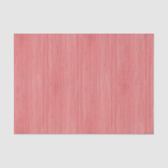 Papier Mousseline Bambou rose corail Grain (Recto)
