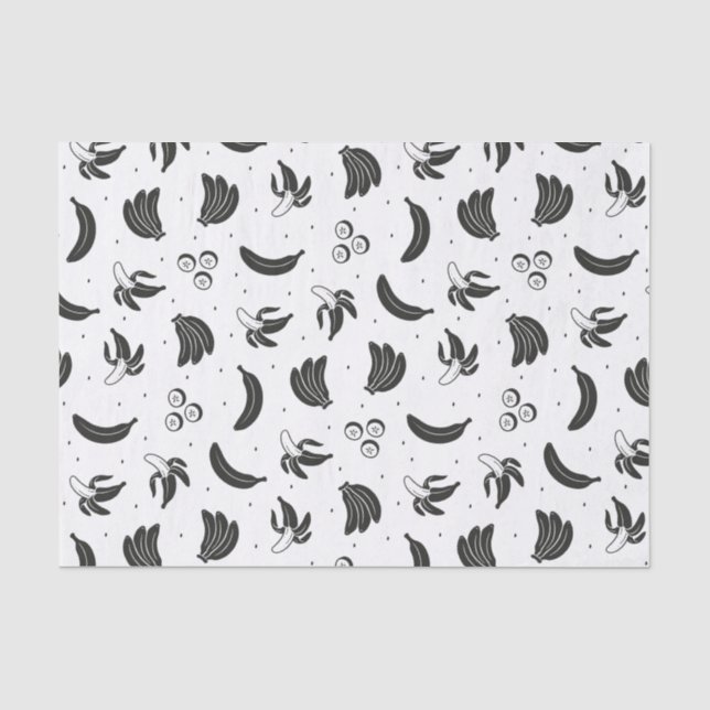 Papier Mousseline Bananes (Recto)