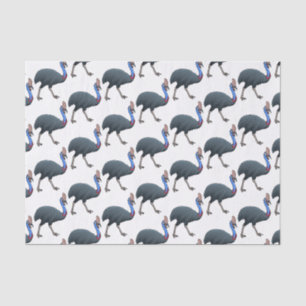 Papier Mousseline Bande dessinée d'oiseau joyeux