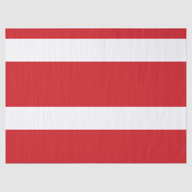Papier Mousseline Bande rouge (Recto)