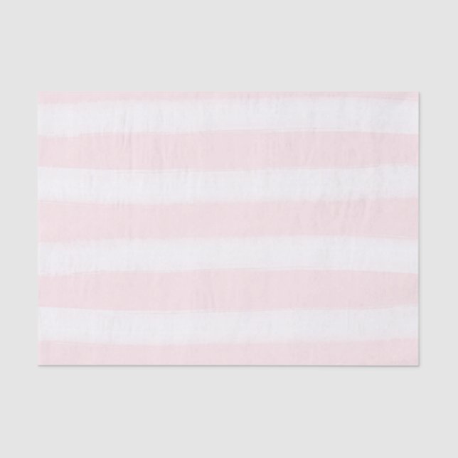 Papier Mousseline Bandes d'aquarelle rose romantique (Recto)