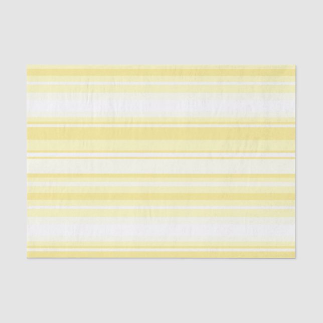 Papier Mousseline Bandes de citron (Recto)