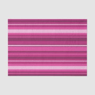 Papier Mousseline Bandes de Fuschia