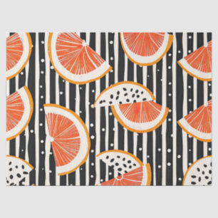 Papier Mousseline Bandes de tranches de Citron Audacieuses (8)
