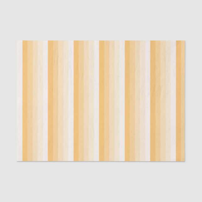 Papier Mousseline Bandes d'ombre jaune (Recto)