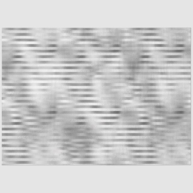 Papier Mousseline Bandes en verre d'argent (Recto)