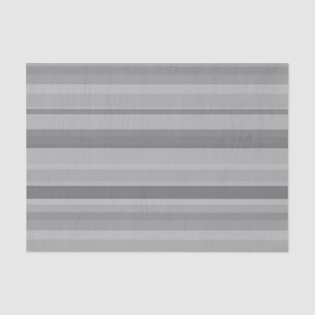 Papier Mousseline Bandes horizontales grises (Recto)