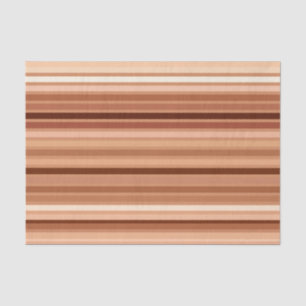 Papier Mousseline Bandes mélangées, Brown, Tan et Crème