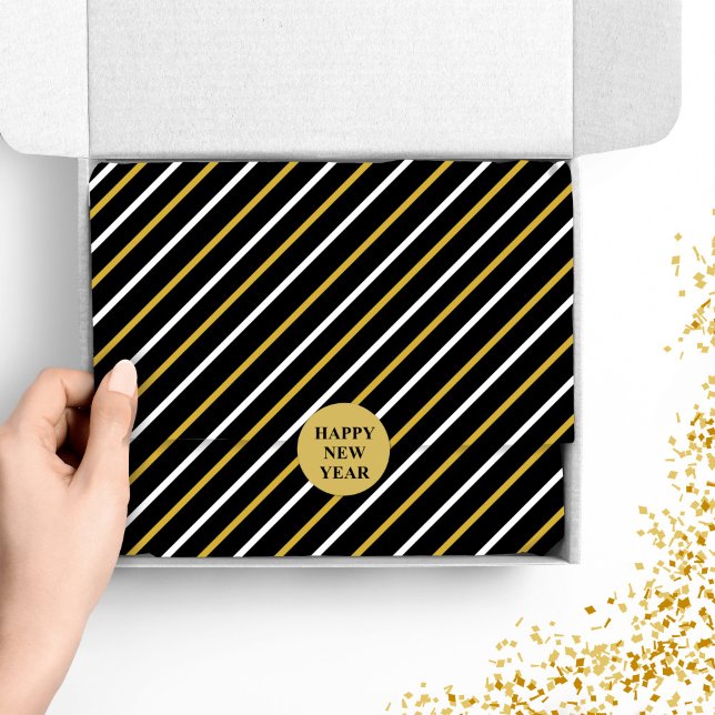 Papier Mousseline Bandes noires et blanches sur Arrière - plan noir (Créateur téléchargé)