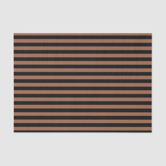 Papier Mousseline Bandes noires et Brown (Recto)