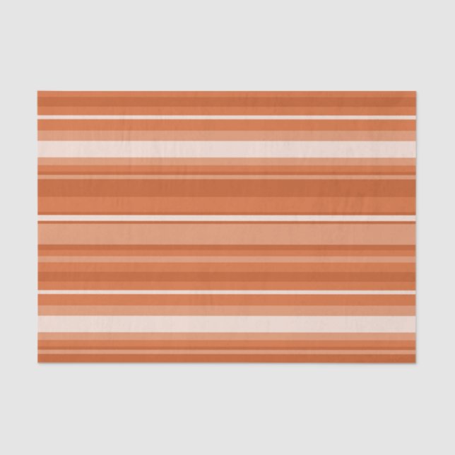 Papier Mousseline Bandes orange (Recto)