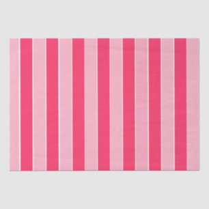 Papier Mousseline Bandes roses