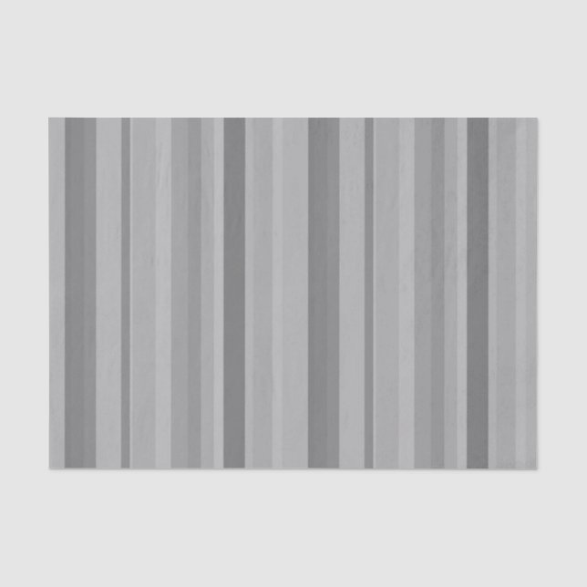 Papier Mousseline Bandes verticales grises (Recto)