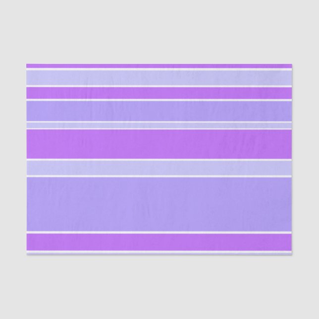 Papier Mousseline Bandes violettes (Recto)