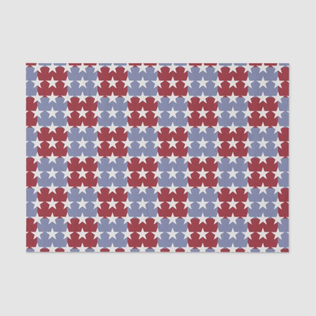 Papier Mousseline Bannière étoilée (Recto)