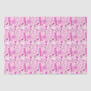 Papier Mousseline Barbiecore rose et rose chaud