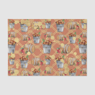 Papier Mousseline Barils Apple (Design 8 Jaunes/Orange Series)