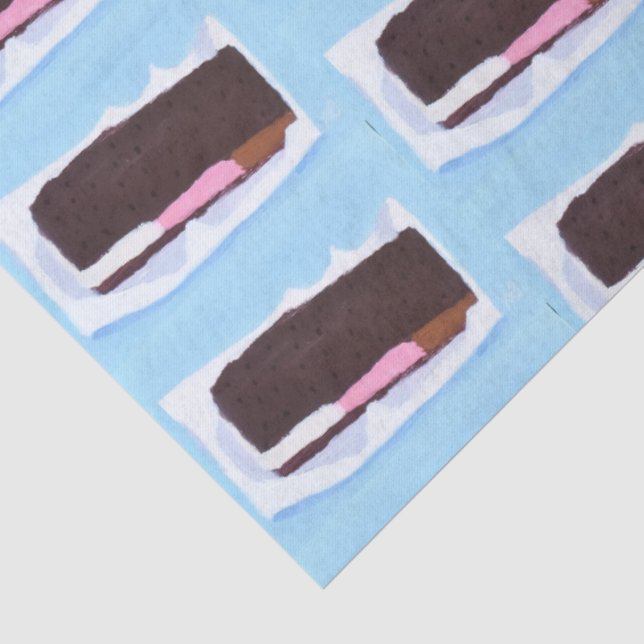 Papier Mousseline Barre de glace (Détail)