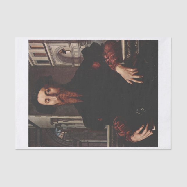 Papier Mousseline Bartolomeo par Bronzino Decoupage (Recto)