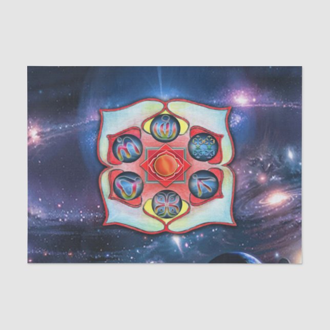 Papier Mousseline Base Chakra (Recto)