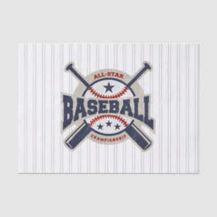 Papier Mousseline Baseball All Star Team Sport Anniversaire