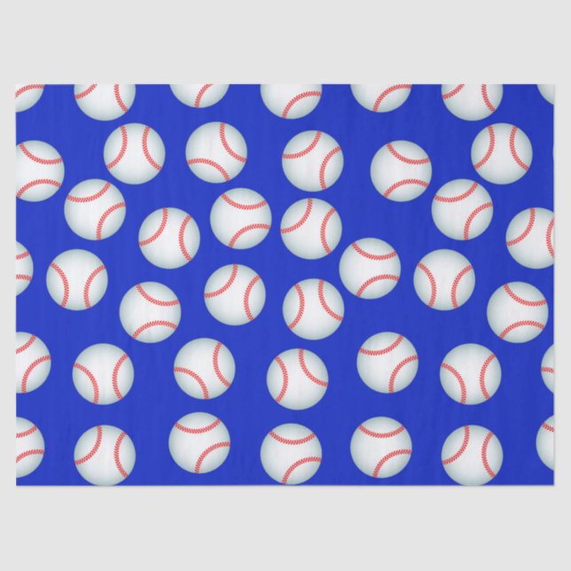Papier Mousseline Baseballs (Recto)