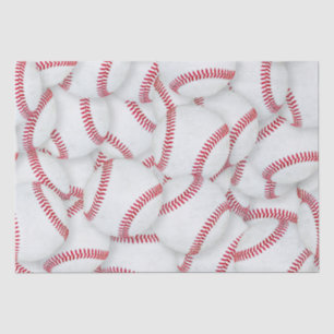 Papier Mousseline Baseballs en calque Motif Anniversaire