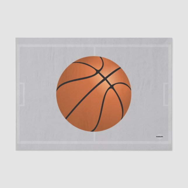 Papier Mousseline Basket-ball Git Wrap Tissu Paper HAMbyWG (Recto)