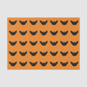 Papier Mousseline Bat noir d'Halloween