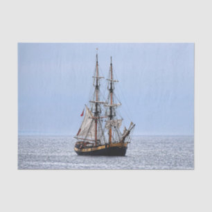 Papier Mousseline Bateau de pêche nautique Ciel bleu