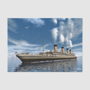 Papier Mousseline Bateau titanique - 3D rendent
