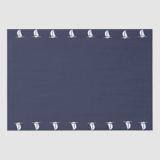 Papier Mousseline Bateaux (Recto)