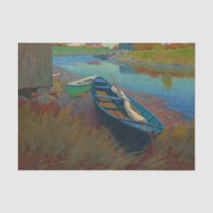 Papier Mousseline Bateaux au repos par Wesley Dow 1895