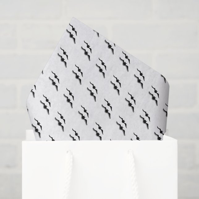 Papier Mousseline Bateaux volants, Halloween (Sac cadeau)