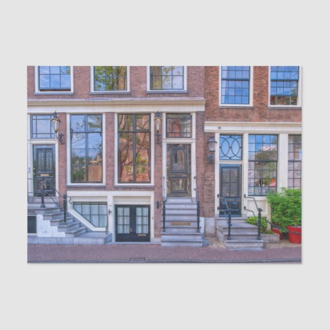 Papier Mousseline Bâtiment à Amsterdam, Pays-Bas (Recto)