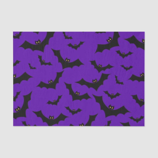 Papier Mousseline Bats (Recto)