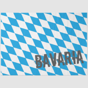 Papier Mousseline Bavière Allemagne Drapeau Diamant Design