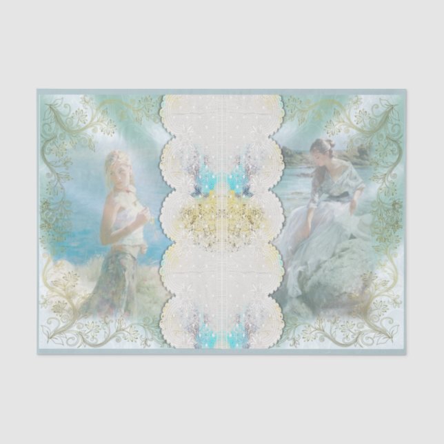 Papier Mousseline Beach Beauty Design Series 6 (Recto)