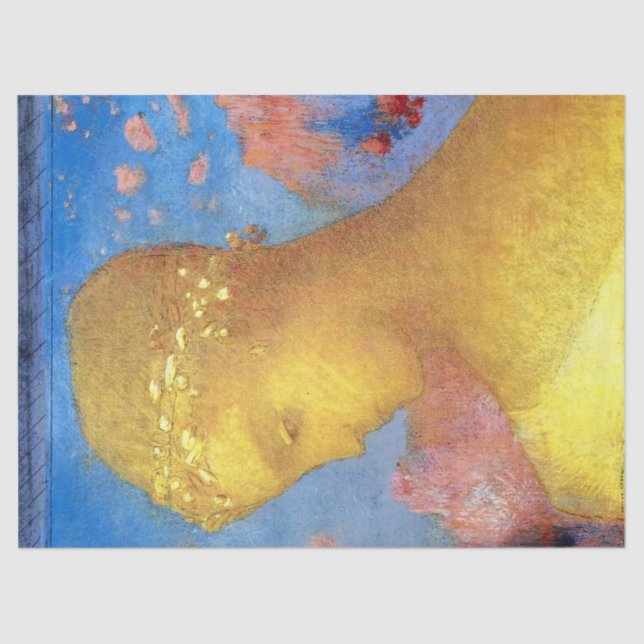 Papier Mousseline Béatrice par Odilon Redon Tissue Paper (Recto)