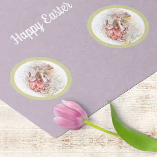 Papier Mousseline Beatrix Potter Peter Rabbit Personnalisé