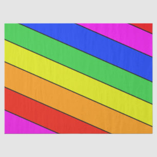 Papier Mousseline Beau arc en ciel de STRIPES