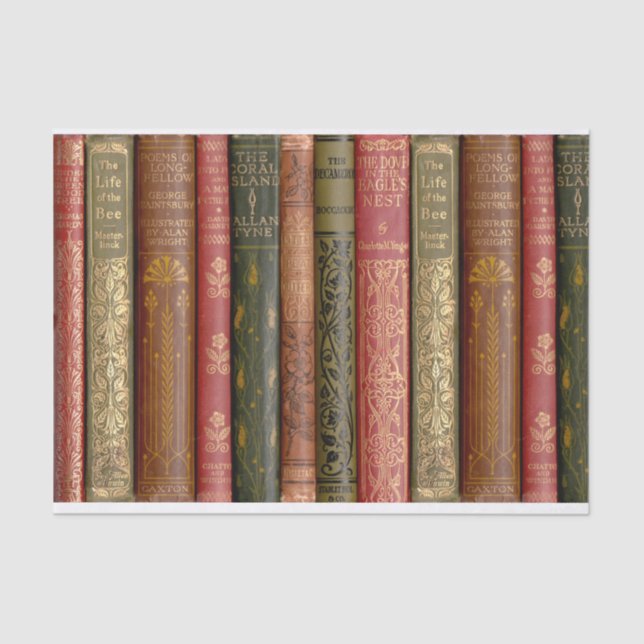 Papier Mousseline Beau livre épines (Abeille) Découpage papier de ti (Recto)