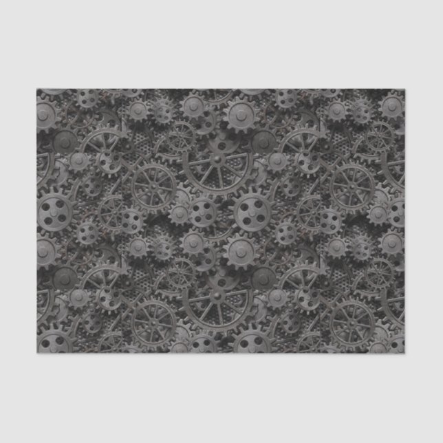 Papier Mousseline Beaucoup de vieilles vitesses en métal ou pièces (Recto)