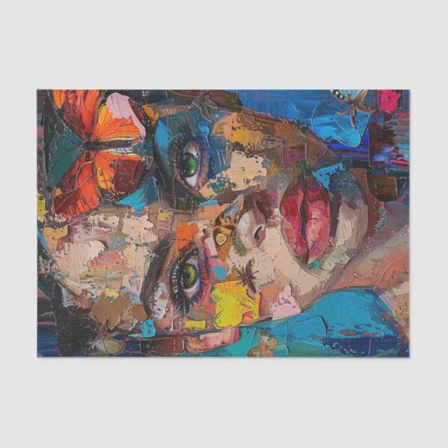 Papier Mousseline Beauté Abstraite6 (Recto)