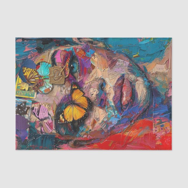 Papier Mousseline Beauté Abstraite8 (Recto)