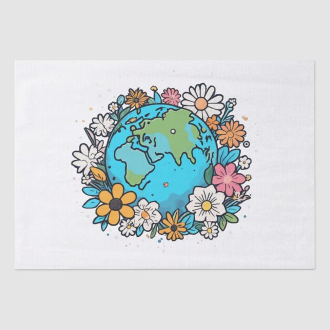 Papier Mousseline Beauté de la Terre (Recto)