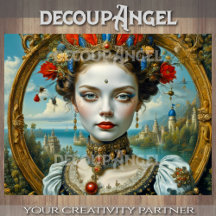 Beauté de porcelaine - Découpage -